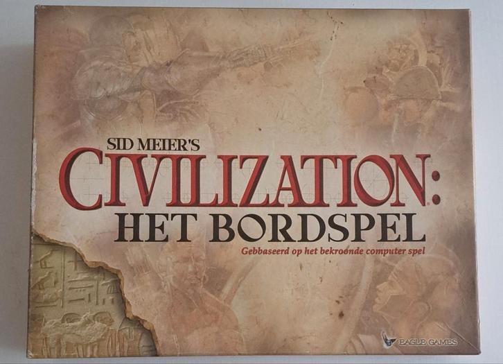 Civilization: Het Bordspel - Strategie Klassieker!, Hobby en Vrije tijd, Gezelschapsspellen | Bordspellen, Zo goed als nieuw, Drie of vier spelers