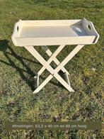 Bijzettafel / sidetable, Ophalen, 25 tot 50 cm, Rechthoekig, 50 tot 100 cm