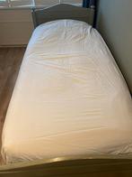 Arligroup 1 persoons hoeslaken, Eenpersoons, Ophalen of Verzenden, Zo goed als nieuw, Wit