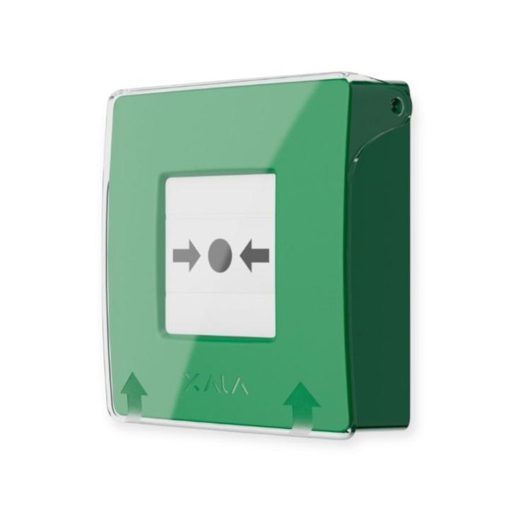 AJAX EN54 handmelder voor nooddeuren groen, Hobby en Vrije tijd, Elektronica-componenten, Nieuw, Ophalen of Verzenden