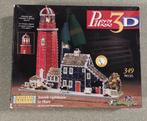 3d puzzel Seaside Lighthouse Le Phare 349 stukjes met licht, Ophalen, Minder dan 500 stukjes, Gebruikt