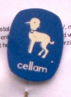 Pin - Cellam, Verzamelen, Ophalen of Verzenden, Zo goed als nieuw, Merk, Speldje of Pin