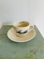 3 x kop en schotel Lavendel / Lavender. Jet ter Steege., Huis en Inrichting, Keuken | Servies, Ophalen, Zo goed als nieuw, Bord(en)