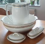 Lampetstel,  wastafelset met kan en kom, Ophalen