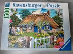 Ravensburger puzzel 1500 stukjes Cottage, Hobby en Vrije tijd, Ophalen of Verzenden, 500 t/m 1500 stukjes, Legpuzzel, Zo goed als nieuw