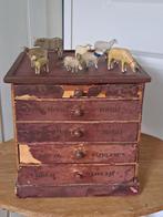 Prachtig oud fourniture en garen kastje, Ophalen of Verzenden