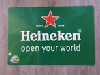 Heineken poster vloer sticker 69x48 cm nieuw mancave bar, Verzamelen, Biermerken, Nieuw, Reclamebord, Plaat of Schild, Heineken