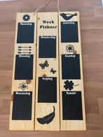 Houten Weekplanner met krijtbord vlakken, Ophalen of Verzenden, Nieuw