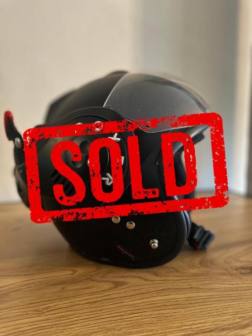 Roof Boxer V8 Motorhelm – Mat Zwart – Maat M – Systeemhelm, Fietsen en Brommers, Brommerhelmen, Gebruikt, Medium, Ophalen of Verzenden