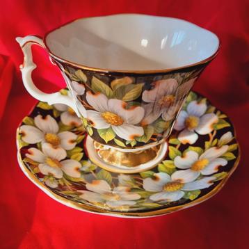 Royal Albert Dogwood Kop en Schotel beschikbaar voor biedingen