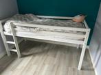 Hoogslaper met bijhorende kast, Huis en Inrichting, Slaapkamer | Stapelbedden en Hoogslapers, Ophalen, Gebruikt, Eenpersoons, 210 cm
