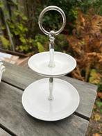 Kleine etagere voor taart/bonbons, Ophalen, Overige stijlen, Porselein, Schaal of Schalen