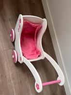 Houten poppenwagen, Kinderen en Baby's, Speelgoed | Poppen, Gebruikt, Ophalen