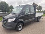 Mercedes-Benz Sprinter 317CDI Dubbelcabine Openlaadbak Airco, Gebruikt, Euro 6, 4 cilinders, Zwart