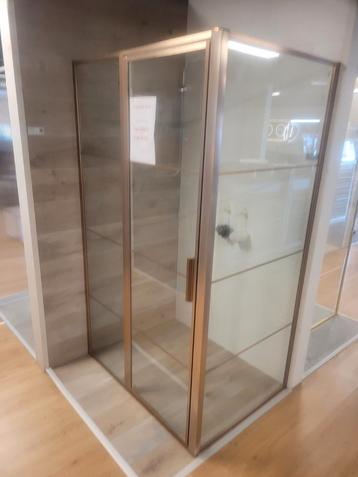 Douchecabine brons koper c.a 120x90 beschikbaar voor biedingen