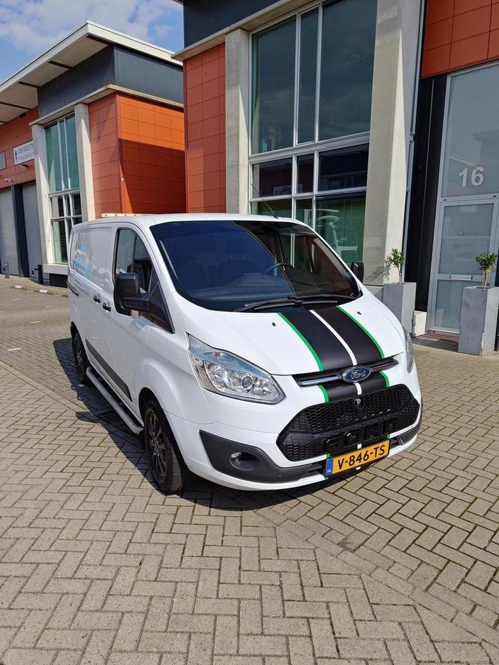Nieuwe APK en nette Ford Transit Custom 330 met trekhaak, Auto's, Bestelauto's, Particulier, ABS, Achteruitrijcamera, Airbags