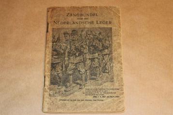 Zangbundel Nederlandsche Leger — Antiek [ca. 1918] beschikbaar voor biedingen