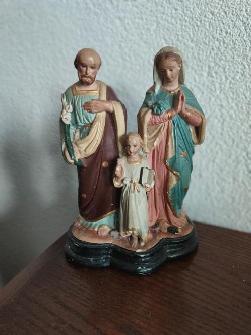 Heiligenbeeld, de Heilige Familie, Antiek en Kunst, Antiek | Religie, Ophalen of Verzenden