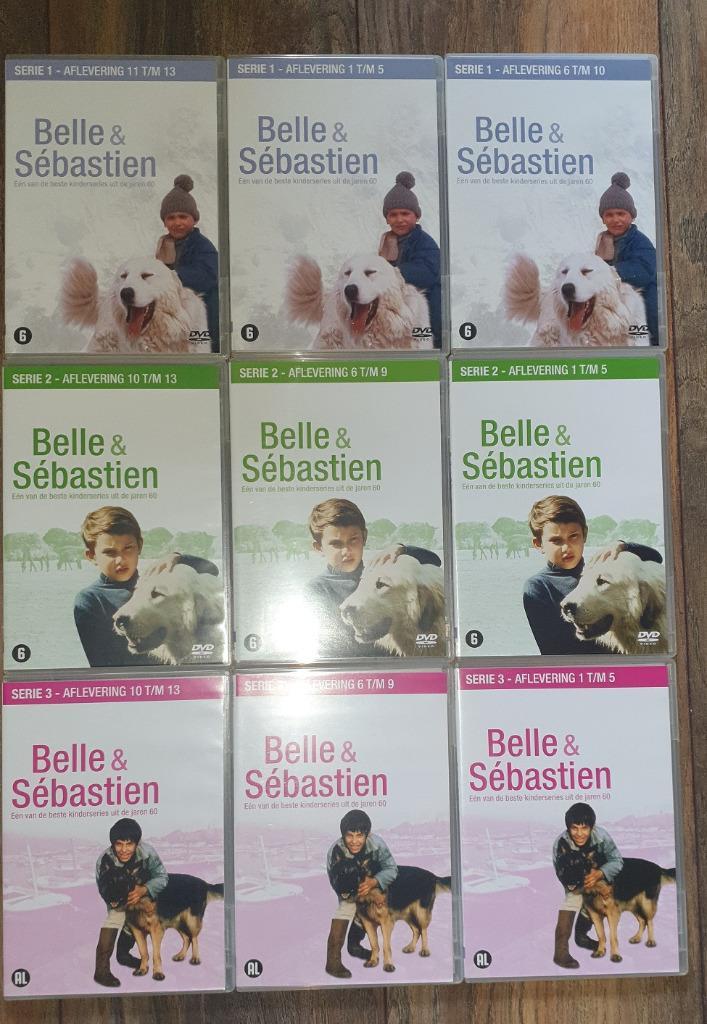 Belle & Sebastien - 1 tm 3 - 9 disc - 1965, Cd's en Dvd's, Dvd's | Tv en Series, Zo goed als nieuw, Alle leeftijden, Ophalen of Verzenden