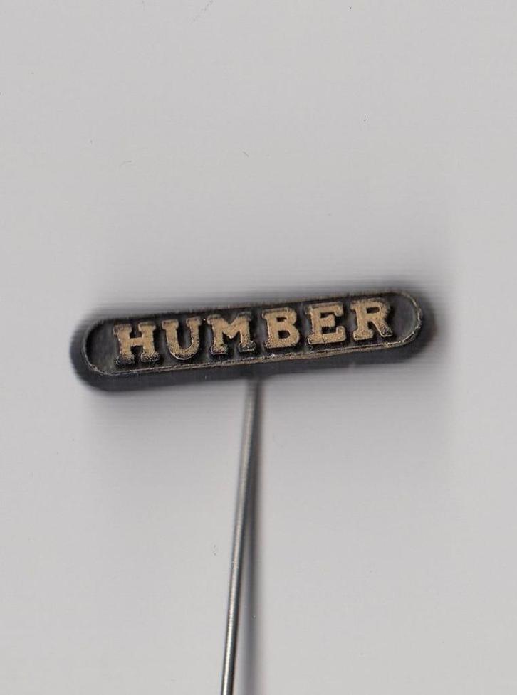 Auto Humber zwart speldje, Verzamelen, Speldjes, Pins en Buttons, Gebruikt, Speldje of Pin, Overige onderwerpen, Ophalen of Verzenden