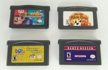 GBA Mario Tennis/Namco Museum/Tom&Jerry/Dora Super Spies beschikbaar voor biedingen