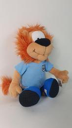 Loeki de Leeuw knuffel, blauw voetbal tenue, nr 5. 7C14, Kinderen en Baby's, Speelgoed | Knuffels en Pluche, Overige typen, Gebruikt