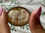 Antiek Gouden Broche met Camee, Ophalen of Verzenden, Goud, Broche
