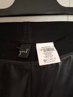 Yoek Leatherlook broek, Ophalen of Verzenden, Nieuw, Zwart, Broek of Spijkerbroek