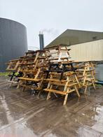 Picknicktafels te koop!, Tuin en Terras, Picknicktafels, Ophalen of Verzenden, Zo goed als nieuw, Rechthoekig, Hout