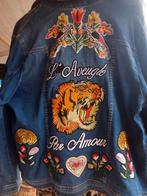 Gucci geïnspireerde denim jas - Maat 50/52 - Nieuw, Kleding | Dames, Gucci (replica), Ophalen of Verzenden, Nieuw