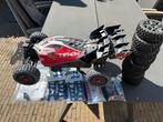 Heel veel spullen en 2x auto compleet, Auto offroad, Zo goed als nieuw, RTR (Ready to Run), Schaal 1:8