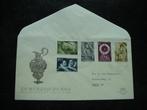 FDC E51, Zomer 1962, met getypt adres en open klep., Verzenden, Beschreven, Nederland