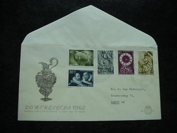 FDC E51, Zomer 1962, met getypt adres en open klep. beschikbaar voor biedingen
