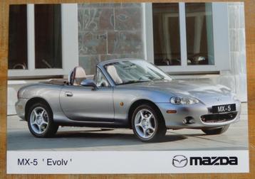 Persfoto Mazda MX-5 1.8 NB-FL Evolv/Phoenix 2002 beschikbaar voor biedingen