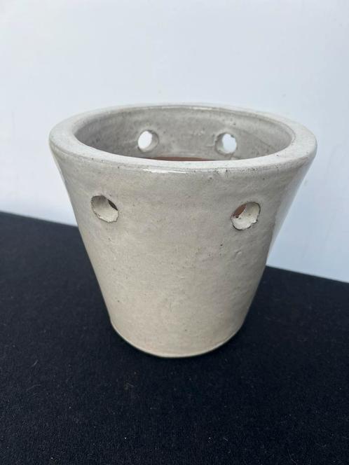 Te Koop : Aardewerk Vintage Hangbloempot Bloempot, Tuin en Terras, Bloempotten, Zo goed als nieuw, Aardewerk, Minder dan 40 cm