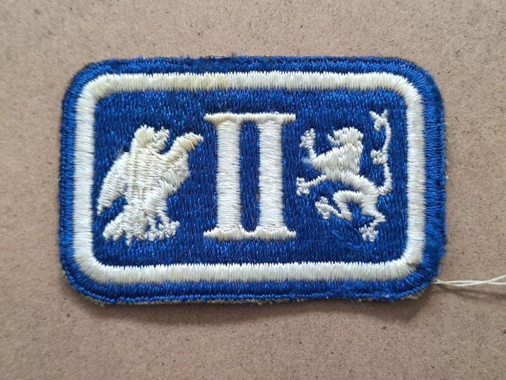 WWII US 2nd Corps patch, Verzamelen, Militaria | Tweede Wereldoorlog, Embleem of Badge, Amerika, Verzenden