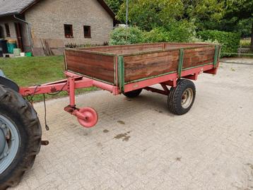 Platte wagen (1-as) opknapper beschikbaar voor biedingen
