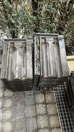 Dakpannen., Steen of Klei, Zwart, Zo goed als nieuw, Dakpannen