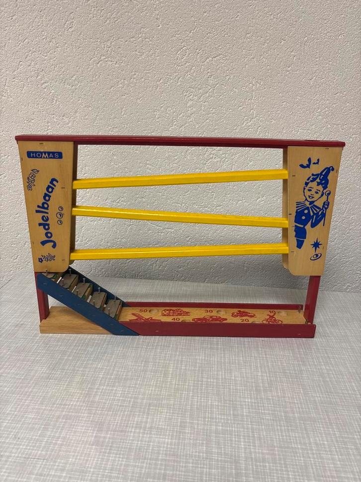 Vintage Homas Jodelbaan, Kinderen en Baby's, Speelgoed | Educatief en Creatief, Gebruikt, Bouwen, Met geluid, Ophalen of Verzenden