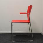 A450 FP kantinestoel, Design, Kunststof, Rood, Vergaderstoel, Kunststof, Gebruikt, Ophalen of Verzenden, Vijf, Zes of meer stoelen