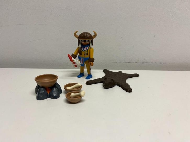 Western nr 72: Indiaan Medicijnman Indianen Dorp 3870 5247, Kinderen en Baby's, Speelgoed | Playmobil, Gebruikt, Los playmobil