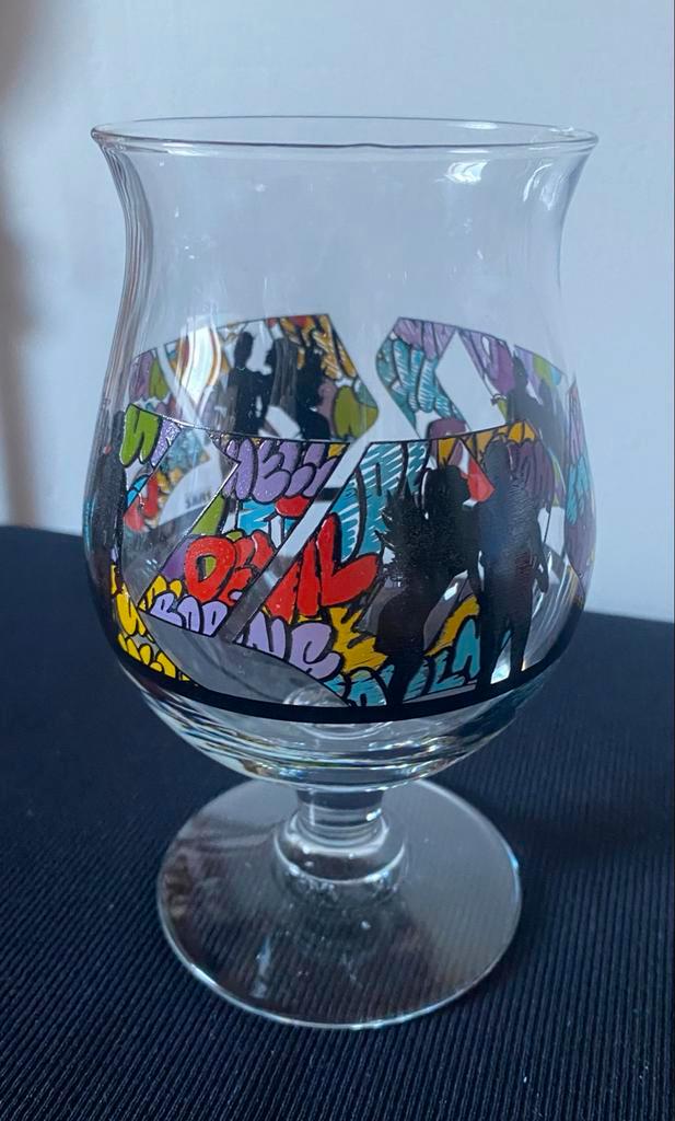 Bierglas op voet van Duvel, Verzamelen, Biermerken, Zo goed als nieuw, Glas of Glazen, Duvel, Ophalen of Verzenden