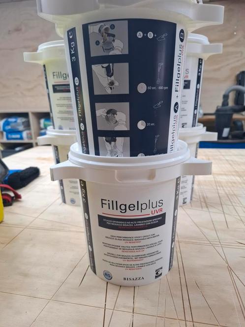 Bisazza fillgelplus UVR epoxy voor voegwerk 6x, Doe-het-zelf en Verbouw, Verf, Beits en Lak, Nieuw, Verf, Minder dan 5 liter, Wit
