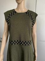 E652 Nieuw: Michael Kors maat XL=42 olijf-groen jurk jurkje