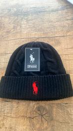 Ralph lauren muts zwart rood nieuw met prijskaartje, Ralph Lauren, Nieuw, Overige maten, Ophalen of Verzenden