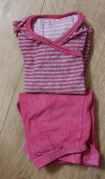 Warme pyjama roze draagmaat 122 128 hema beschikbaar voor biedingen