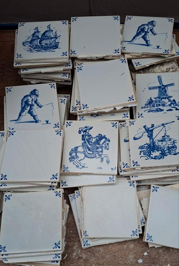 Oude Hollandse Tegels - Mosa, Antiek en Kunst, Antiek | Wandborden en Tegels, Ophalen