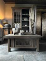 Salontafel Driftwood met doorschuiflade, 100 tot 150 cm, Nieuw, Minder dan 50 cm, Rechthoekig