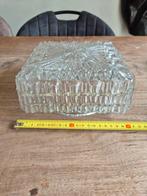 Vintage Plafonniere, Ophalen of Verzenden, Zo goed als nieuw, Glas