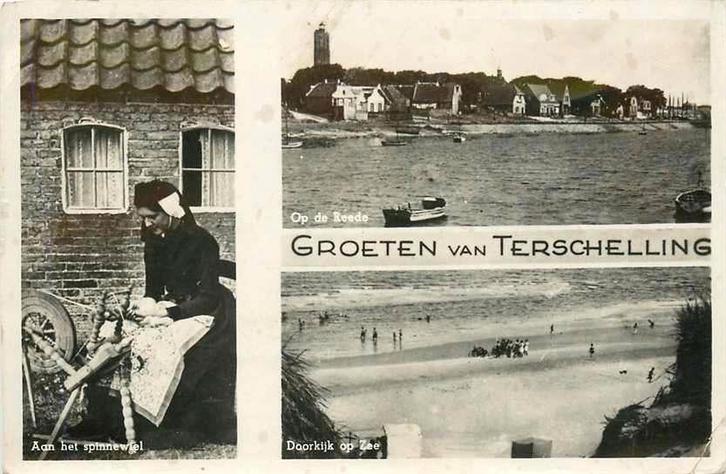 377-066-031 Terschelling, Verzamelen, Ansichtkaarten | Nederland, Waddeneilanden, Voor 1920, Ophalen of Verzenden